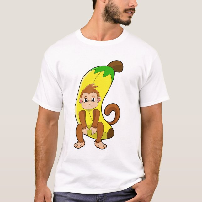 Camiseta Macaco com Banana (Frente)
