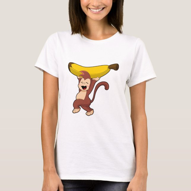 Camiseta Macaco com Banana (Frente)