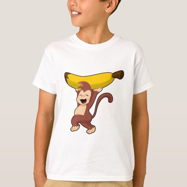 Camiseta Macaco com Banana (Frente)