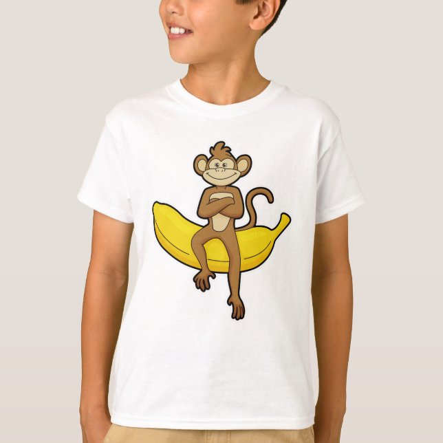 Camiseta Macaco com Banana (Frente)