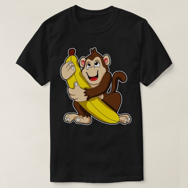 Camiseta Macaco com Banana 6 (Frente do Design)