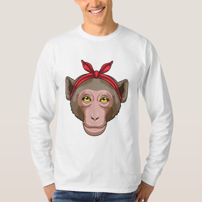 Camiseta Macaco com Bandana (Frente)
