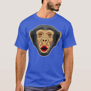 Camiseta Macaco com boca beijada
