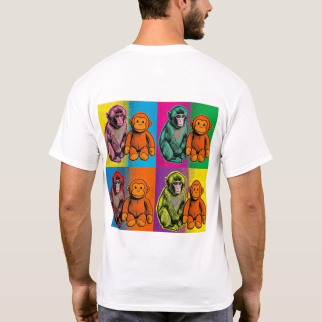 Camiseta Macaco com Brinquedo - História de Perda Emocional (Verso)