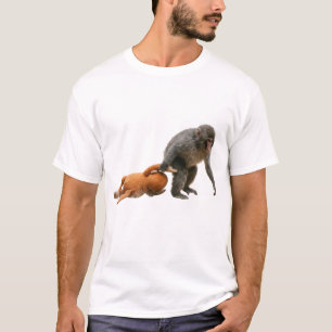 Camiseta Macaco com Brinquedo - História de Perda Emocional