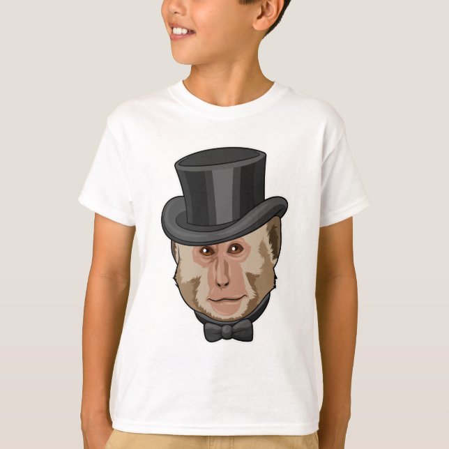 Camiseta Macaco com Cilindro (Frente)