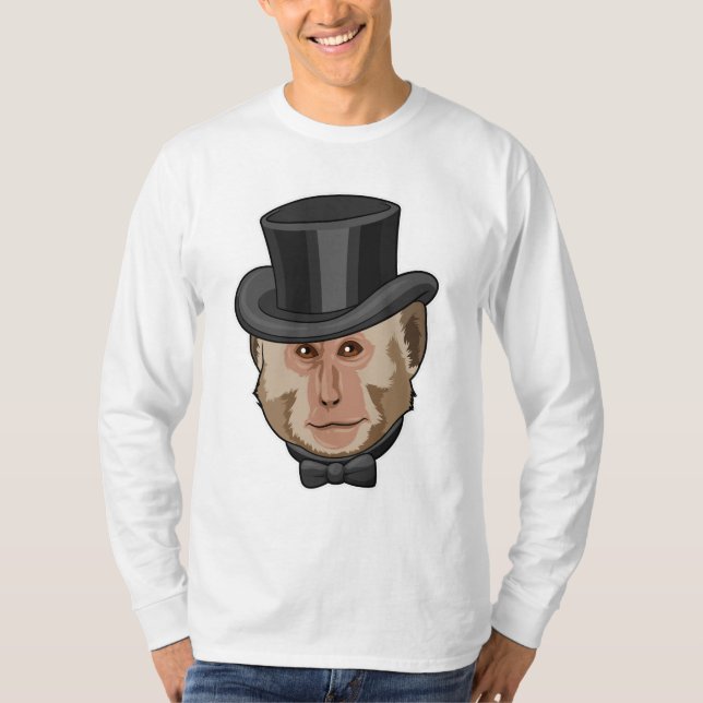 Camiseta Macaco com Cilindro (Frente)