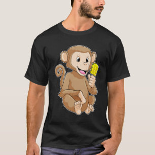 Camiseta Macaco com picolé