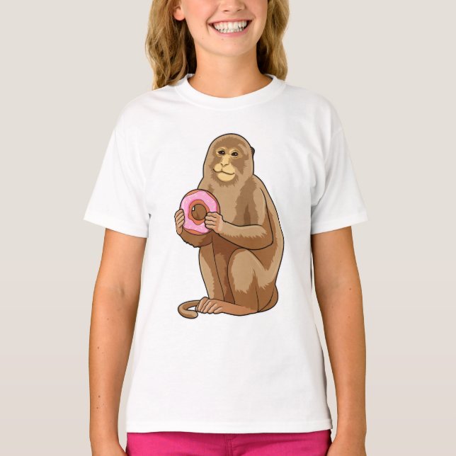 Camiseta Macaco com Rosquinha (Frente)