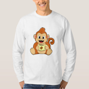 Camiseta Macaco com Taça de Café