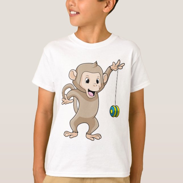 Camiseta Macaco com Yo-yo (Frente)