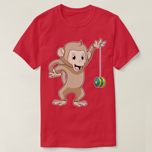 Camiseta Macaco com Yoyo (Frente do Design)