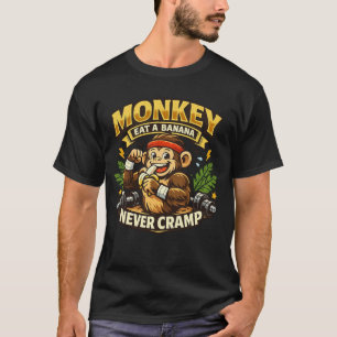 Camiseta Macaco Come Banana, Nunca Tem Cãibra – Roupa de Tr
