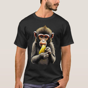 Camiseta Macaco comendo banana