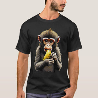 Camiseta Macaco comendo banana