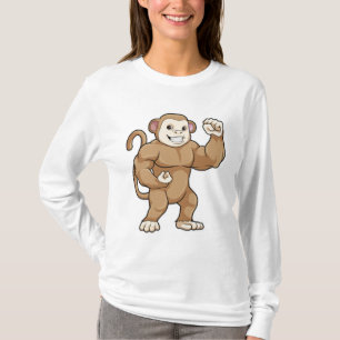 Camiseta Macaco como Criador de Portos em Bodybuilding