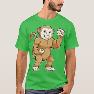 Camiseta Macaco como Criador de Portos em Bodybuilding