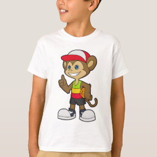 Camiseta Macaco como jogador de basquetebol