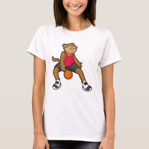 Camiseta Macaco como jogador de basquetebol