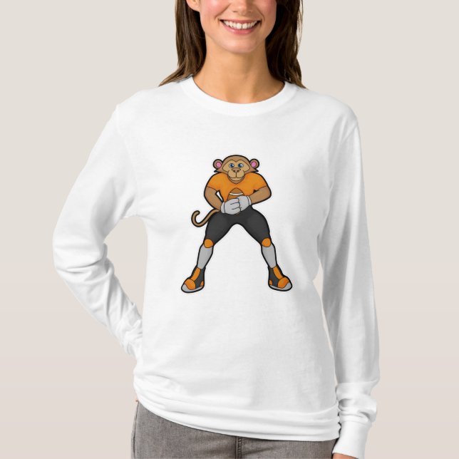 Camiseta Macaco como jogador de futebol (Frente)