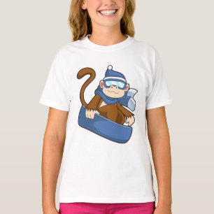 Camiseta Macaco como Snowboarder com Sonowboard.PNG