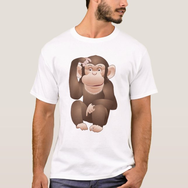 Camiseta Macaco curioso (Frente)