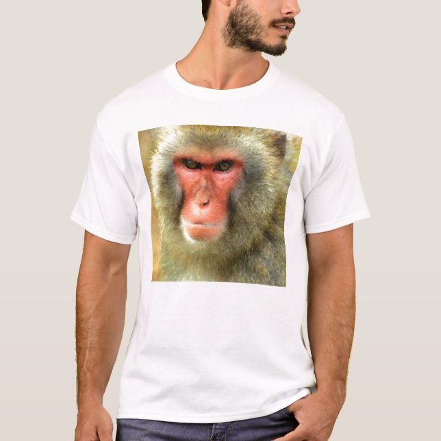 Camiseta Macaco da neve (Frente)