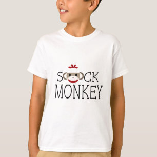 Camiseta Macaco da peúga dentro do fraseio