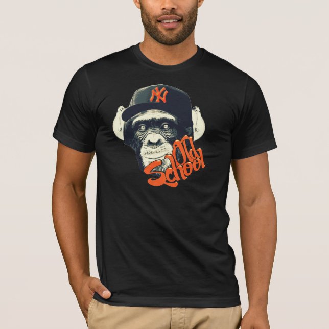 Camiseta Macaco da velha escola (Frente)