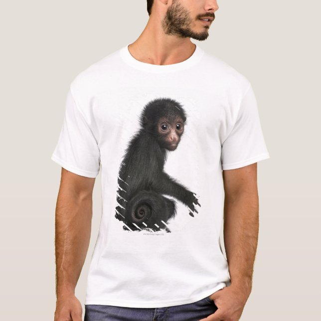 Camiseta macaco de aranha Vermelho-enfrentado - paniscus do (Frente)