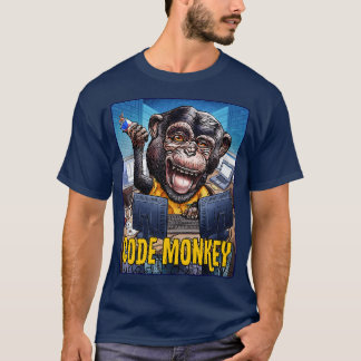 Camiseta Macaco de Código