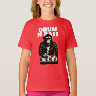 Camiseta Macaco de Drum and Bass