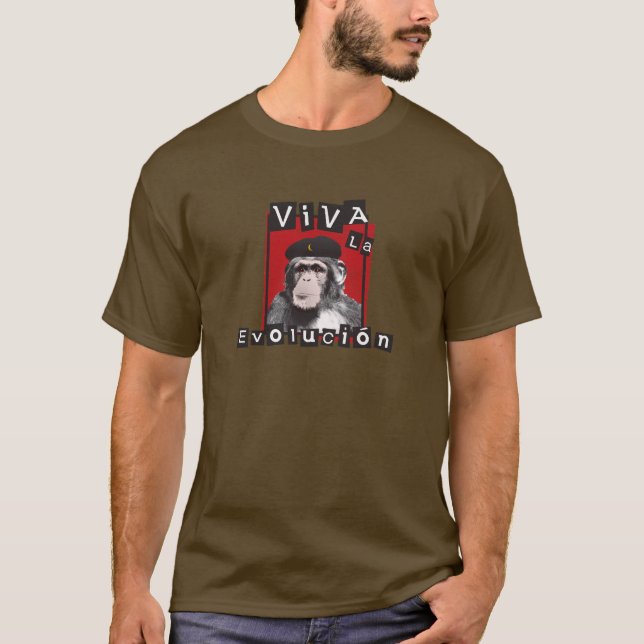 Camiseta Macaco de Evolucion do la de Viva (Frente)