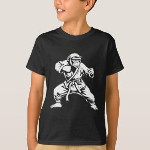 Camiseta Macaco de Karatê Taekwondo Kickboxing Mma Judô Mac