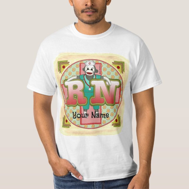 Camiseta Macaco de Meia Enfermeira de RP (Frente)