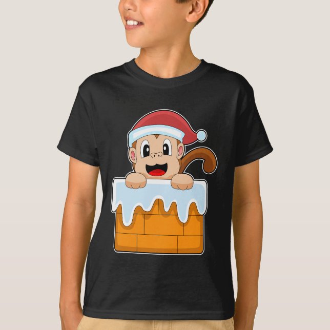 Camiseta Macaco de Natal (Frente)