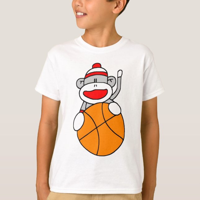Camiseta Macaco desportivo de basquete (Frente)