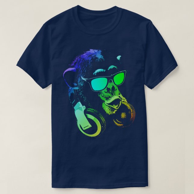 Camiseta Macaco DJ 1 (Frente do Design)