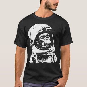 Camiseta Macaco do Astronauta do Vintage Space Viagem - 2