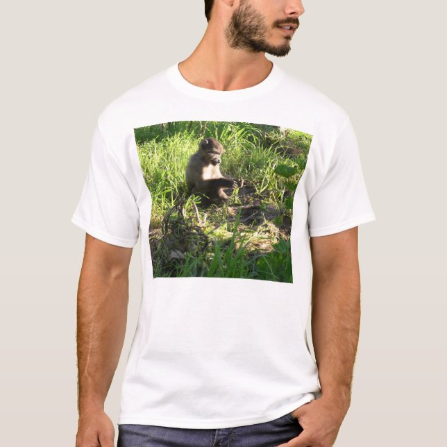 Camiseta Macaco do bebê (Frente)