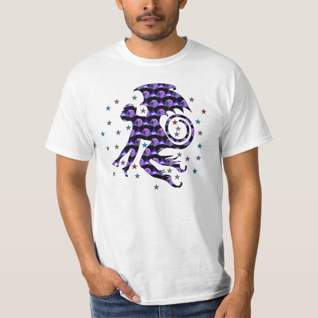 Camiseta Macaco do crânio do vôo (Frente)