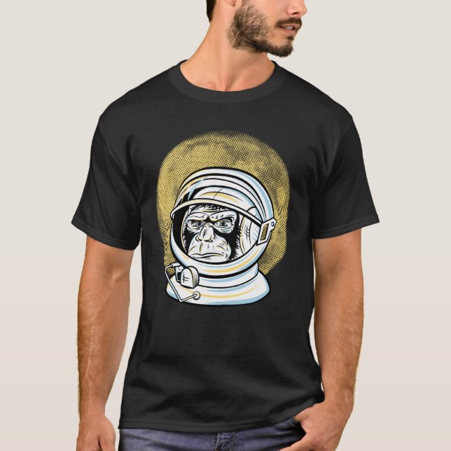 Camiseta Macaco do espaço (Frente)