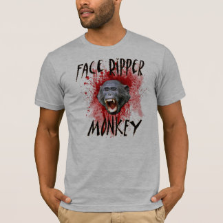 Camiseta Macaco do estripador da cara