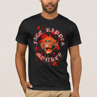 Camiseta Macaco do estripador da cara - o núcleo o mais