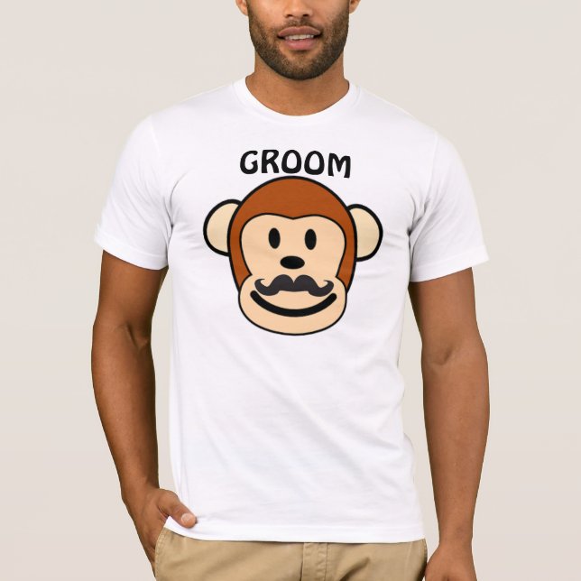 Camiseta Macaco do Grove com bigode (Frente)