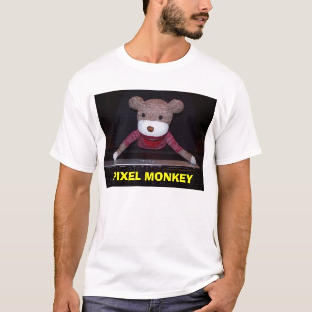 Camiseta Macaco do pixel, MACACO do PIXEL (Frente)