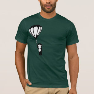 Camiseta macaco do vôo: balão de ar quente