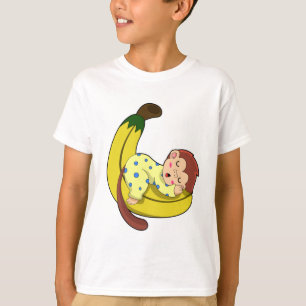 Camiseta Macaco dormindo de pijama