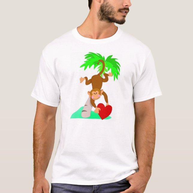 Camiseta Macaco dos namorados (Frente)