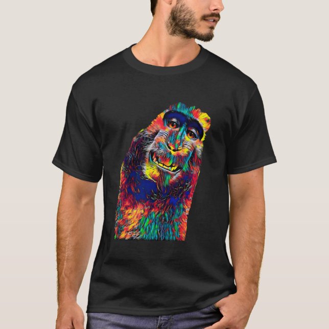 Camiseta Macaco Engraçado (Frente)